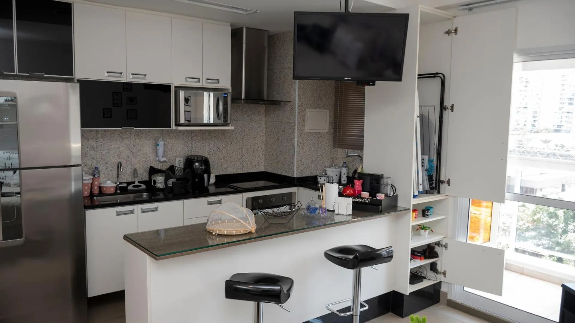 شقة ساو باولو  في Apartamento Em Frente Ao Metro Campo Belo Proximo A Berrini Com Garagem